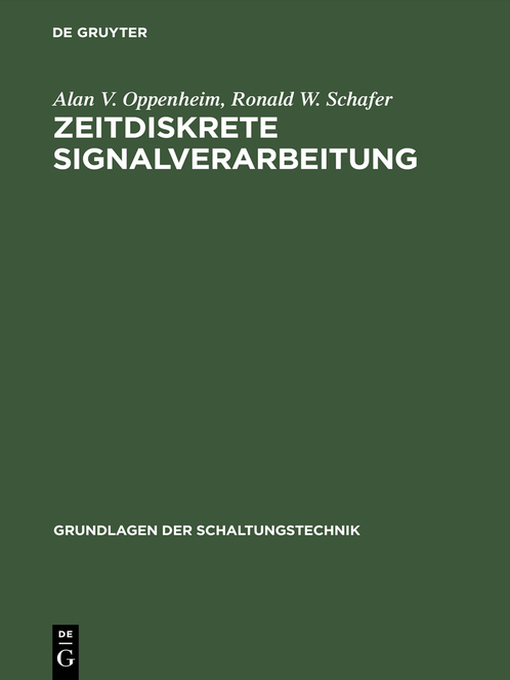 Upplýsingar um Zeitdiskrete Signalverarbeitung eftir Alan V. Oppenheim - Biðlisti